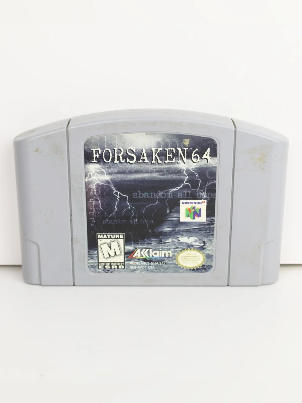 Forsaken 64 Nintendo 64 N64 Game Cartridge Tested Working Only